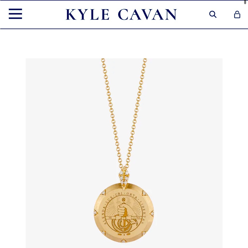Davidson College 7-point Diamond necklace